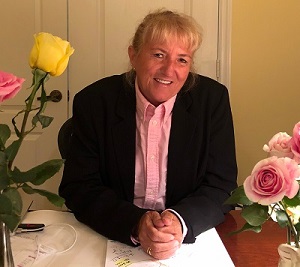 Ellie Drago-Severson with Roses