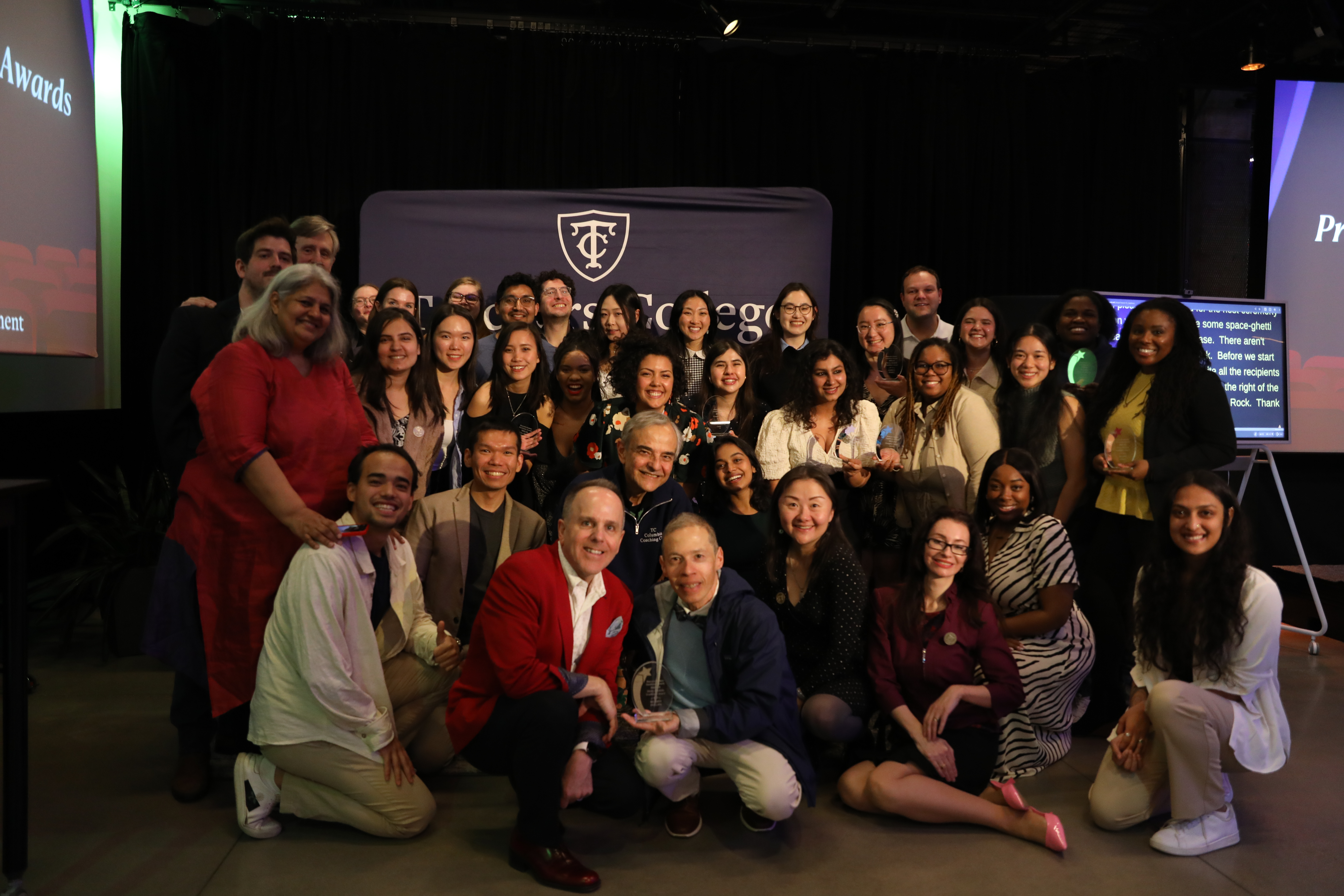 A photo of attendees from Provost's Student Excellence Awards