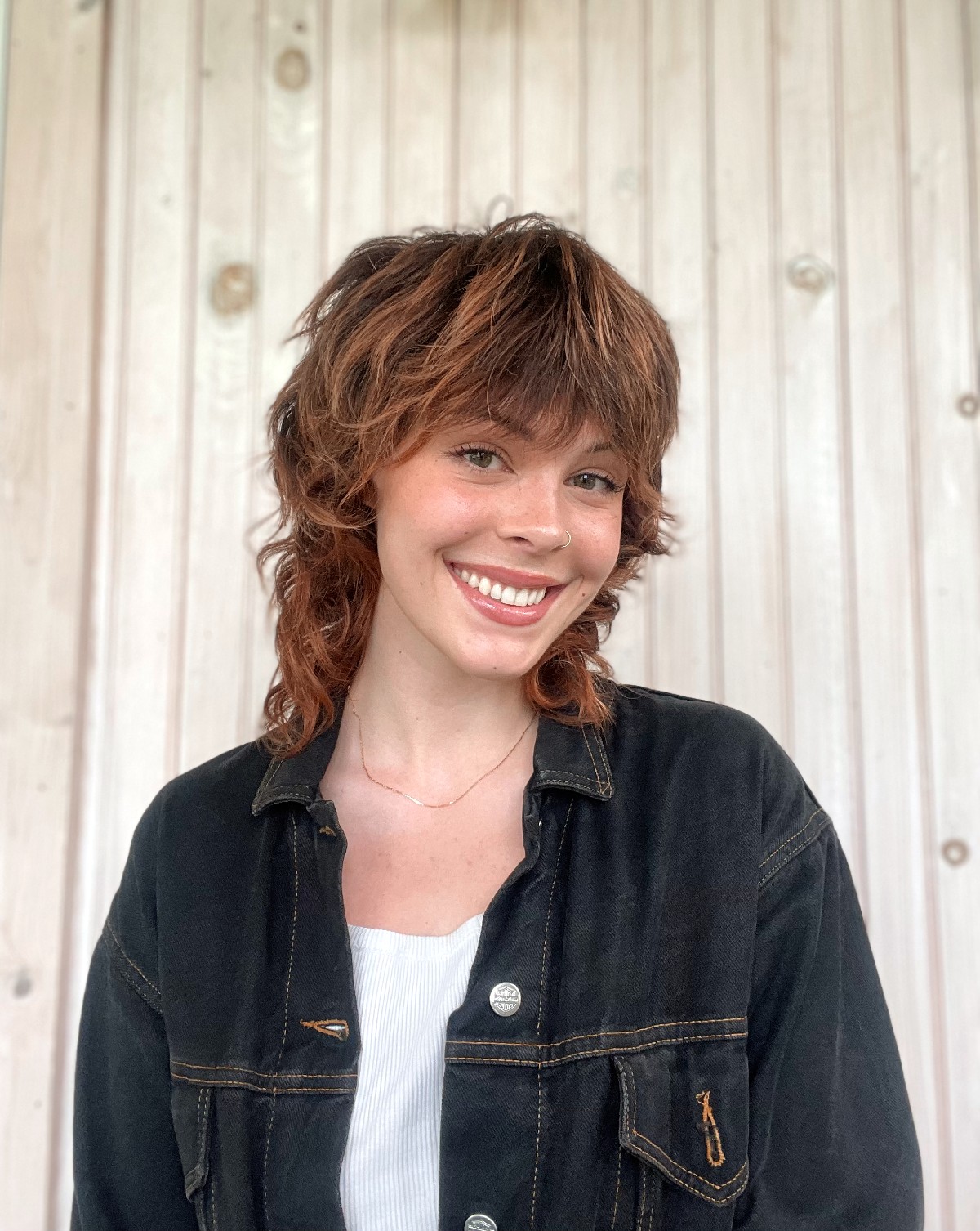 Headshot of student in front of a white background