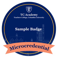 Microcredential Badge Sample Design