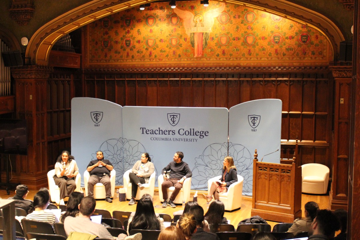 TC NEXT Principal Panel in Milbank Chapel