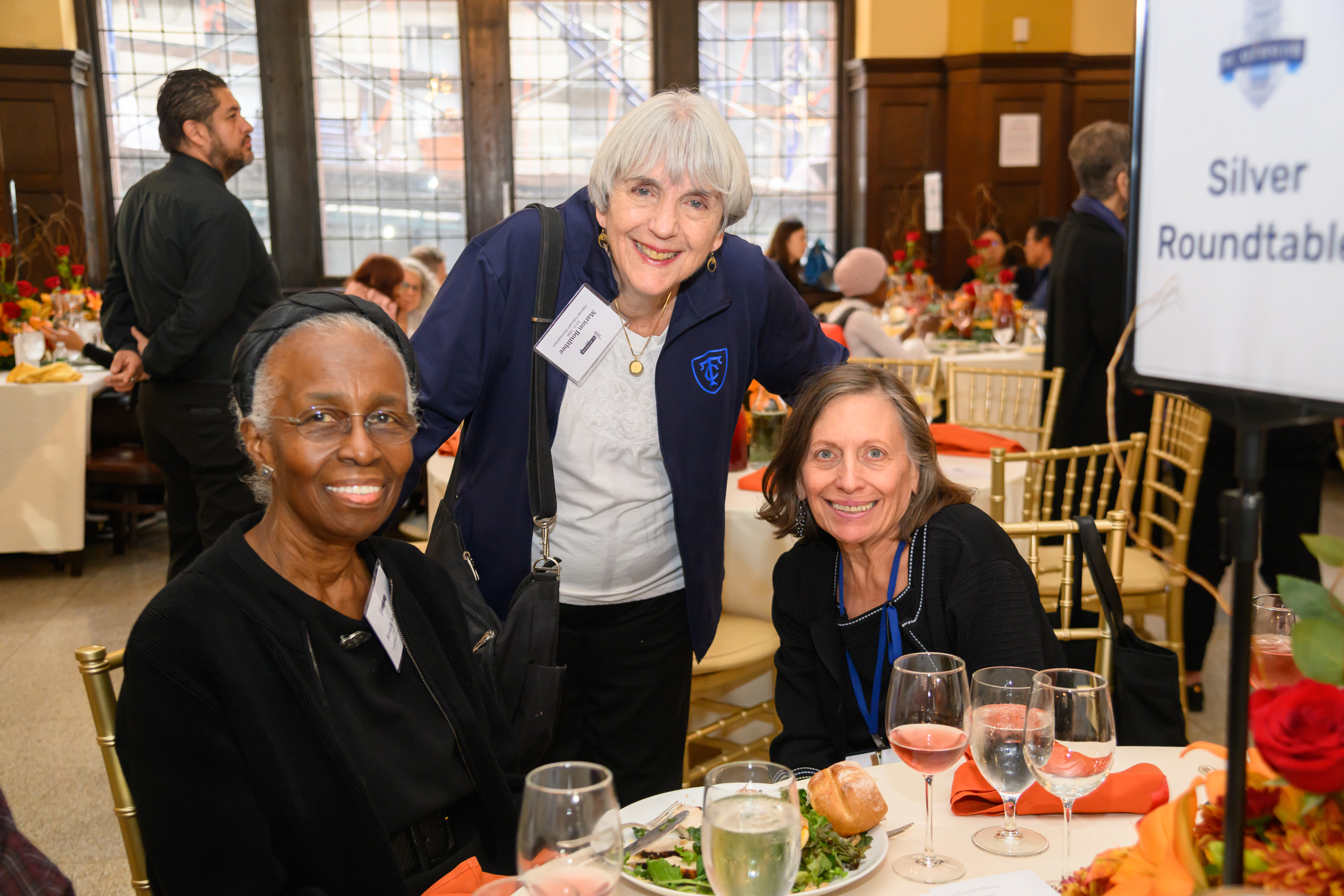 TC Alumni Day 2025 People in Cafeteria