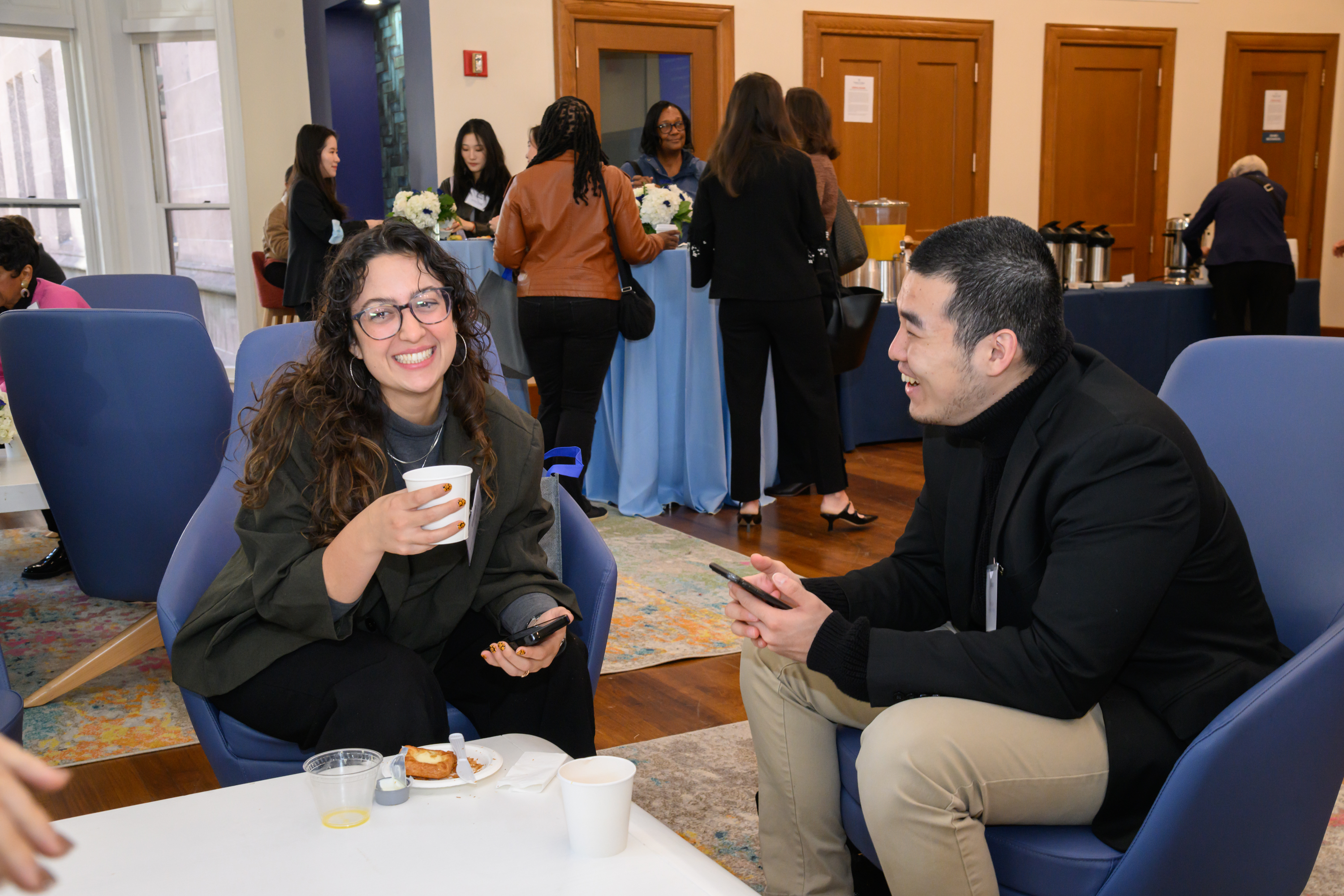 TC Alumni in Everett Lounge Image