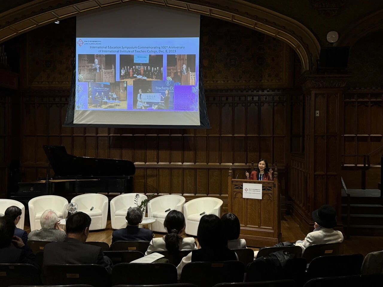 Dr. Henan Cheng welcomed guests and inaugurated the 25th Anniversary celebration