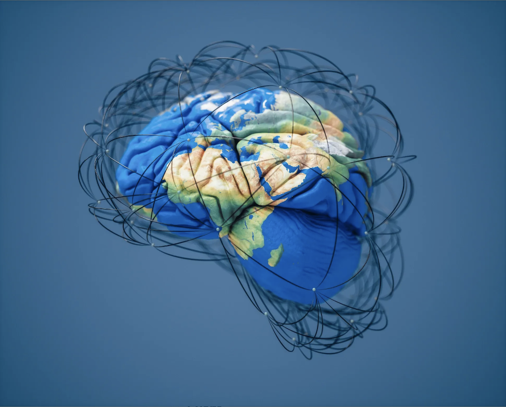 Earth and Brain Diagram