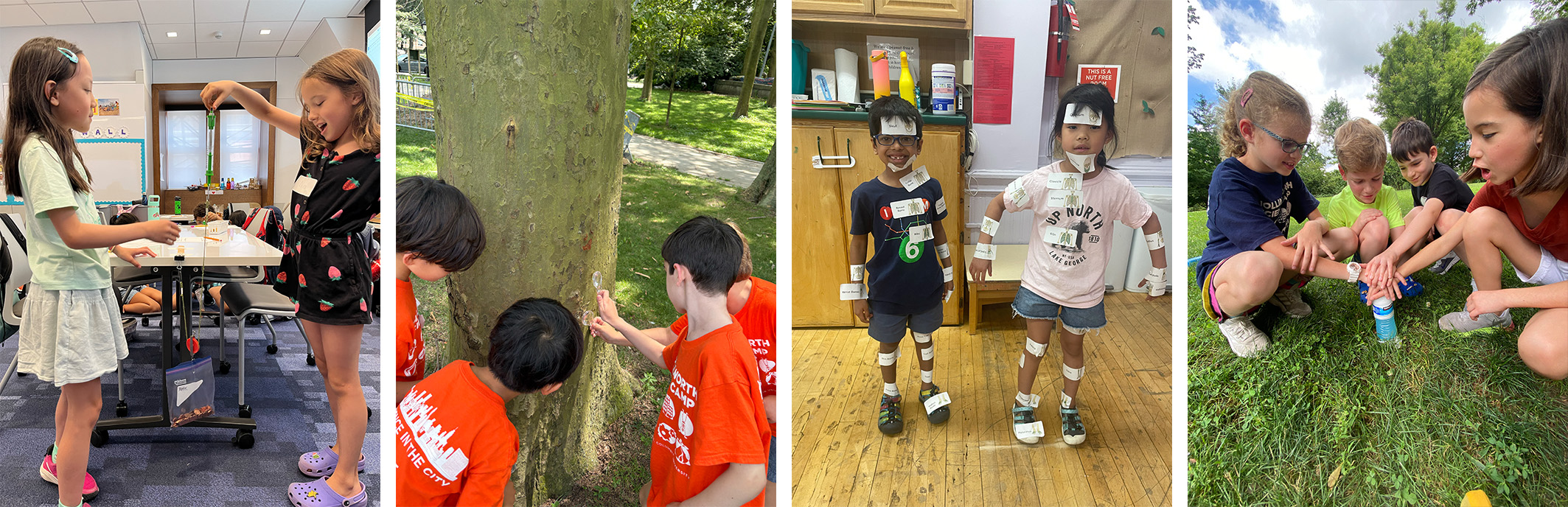 Children engaged in inquiry-based investigations