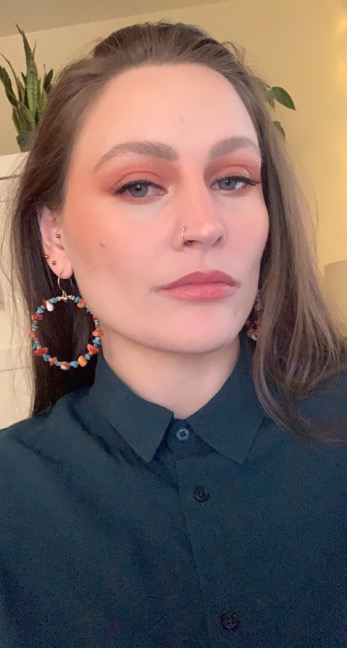 Jaclyn Hawkins posing for profile