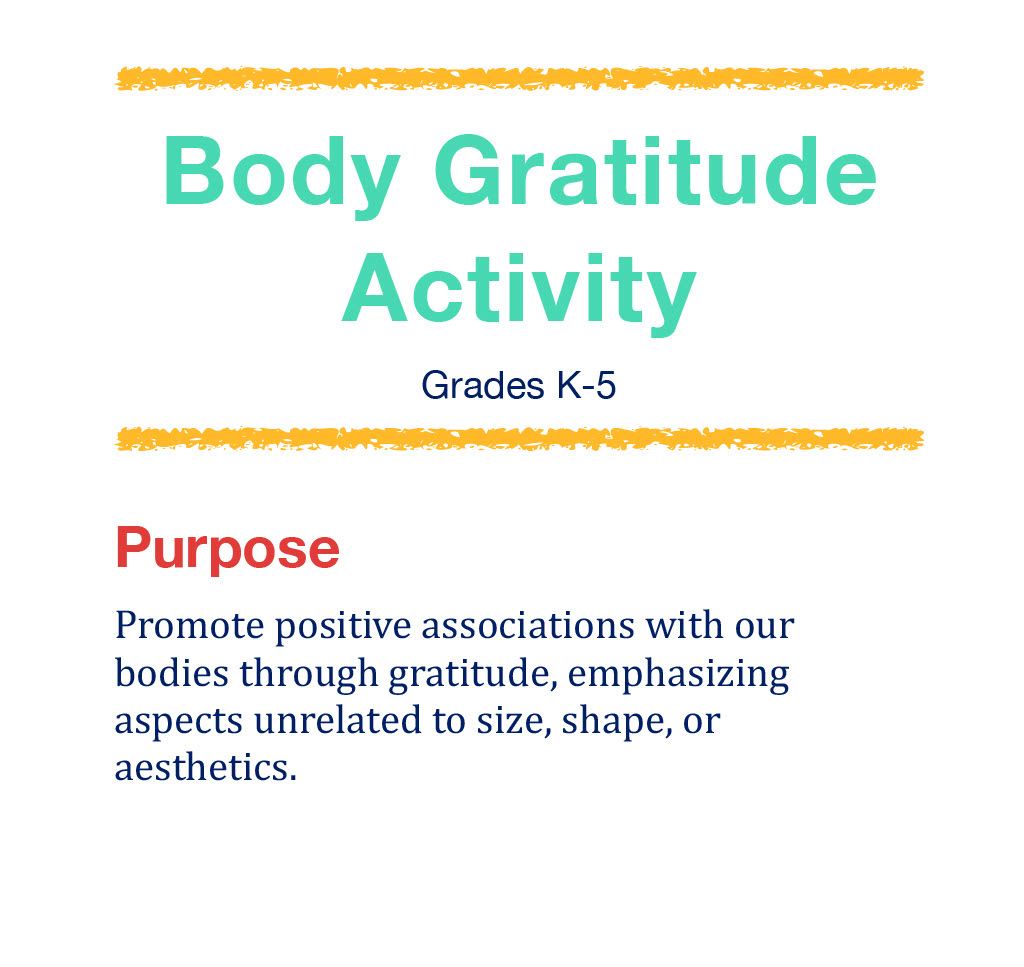 Body Gratitude Activity