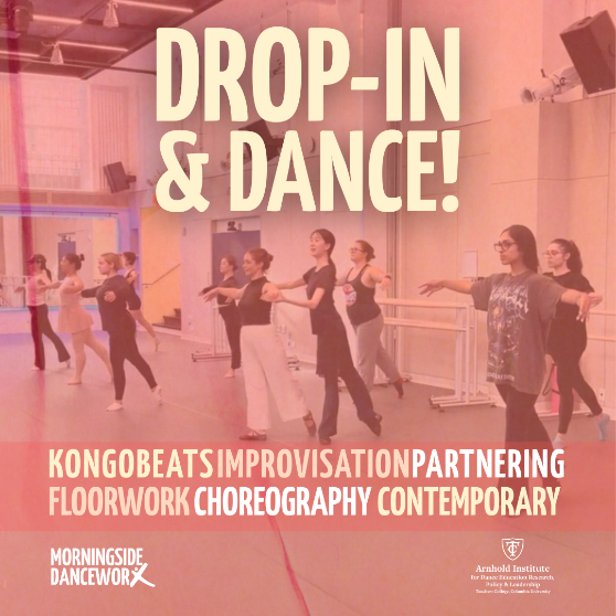 Students taking a ballet class