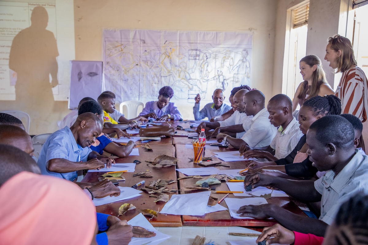 Classroom of students