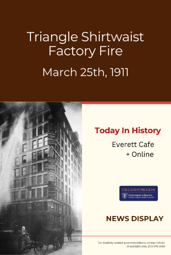 Poster Image of the Triangle Shirtwaist Fire