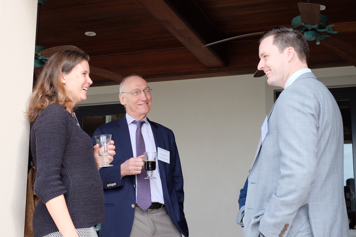 Alumni with Pres. Tom Bailey in Sarasota