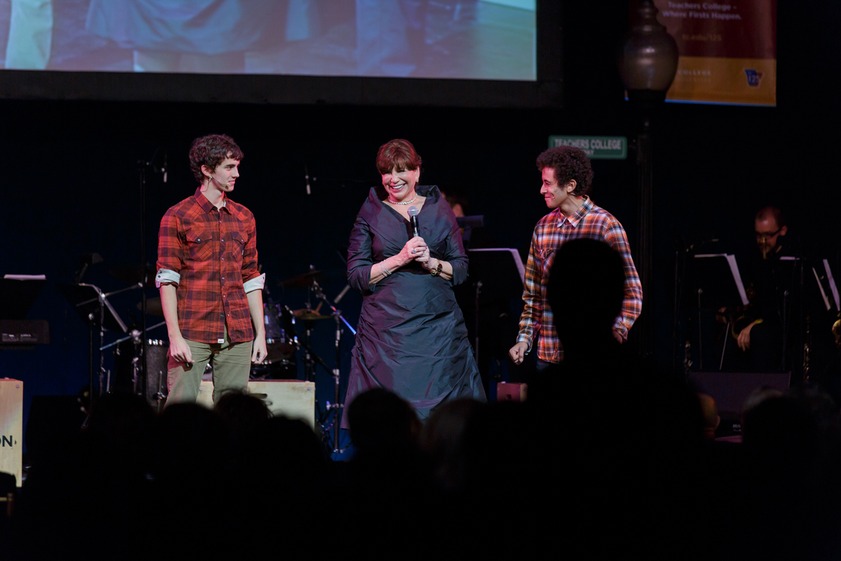 Susan Fuhrman celebrating TC at the Apollo