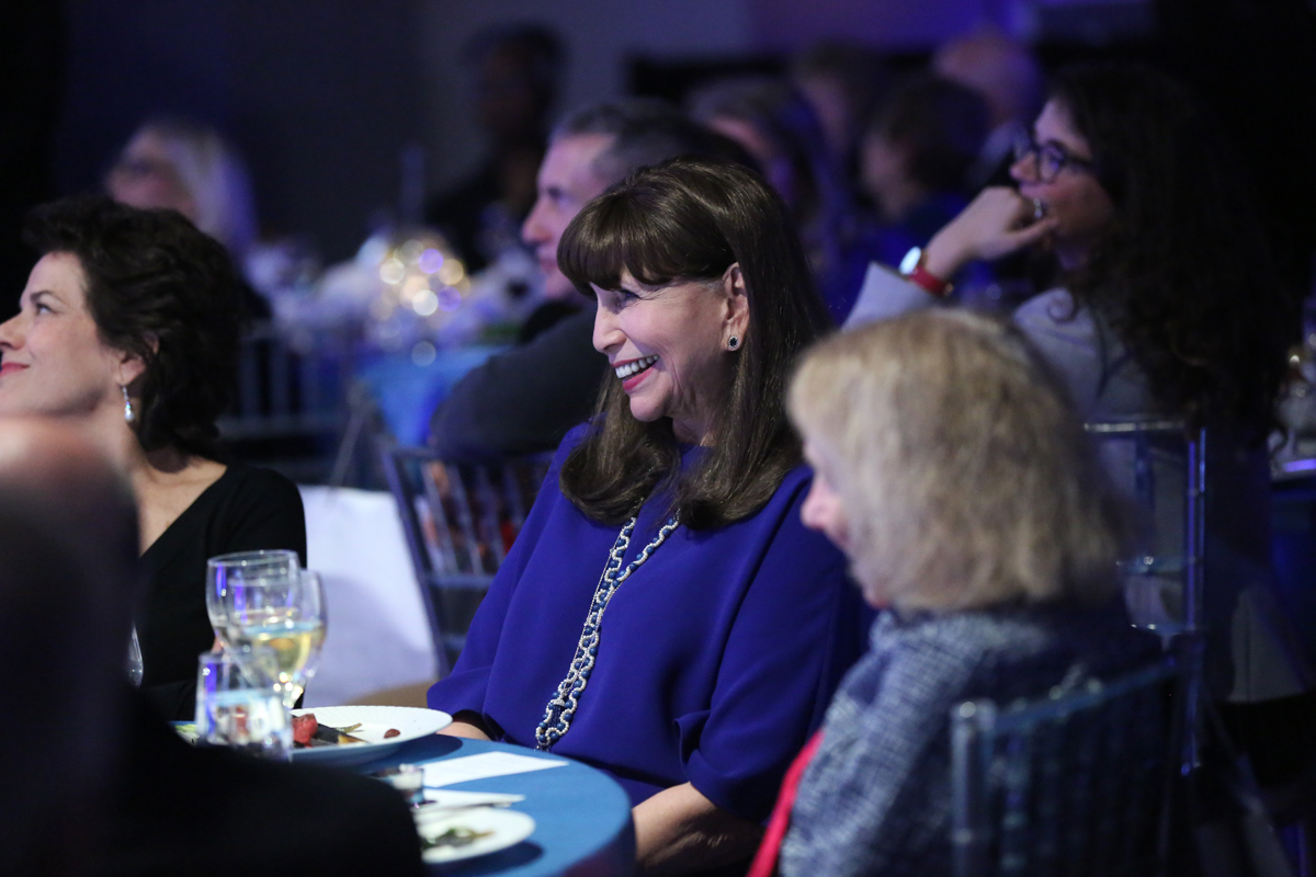 Susan Fuhrman at a donor thank you dinner