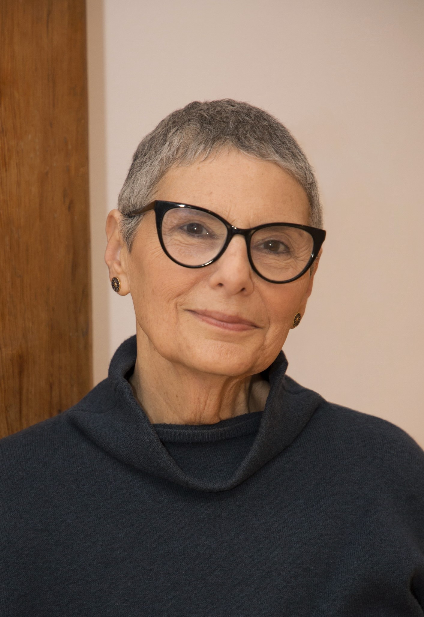 This is a picture of  Sharon Vatsky who is a part-time instructor in the Art and Art Education program at TC.