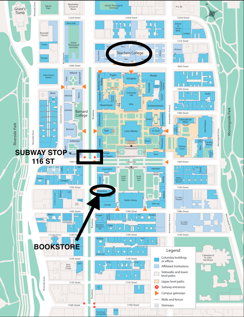 Columbia Map