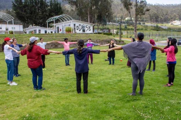 Group Circle Urban Refugees and Asylum Seekers in Quito, Ecuador