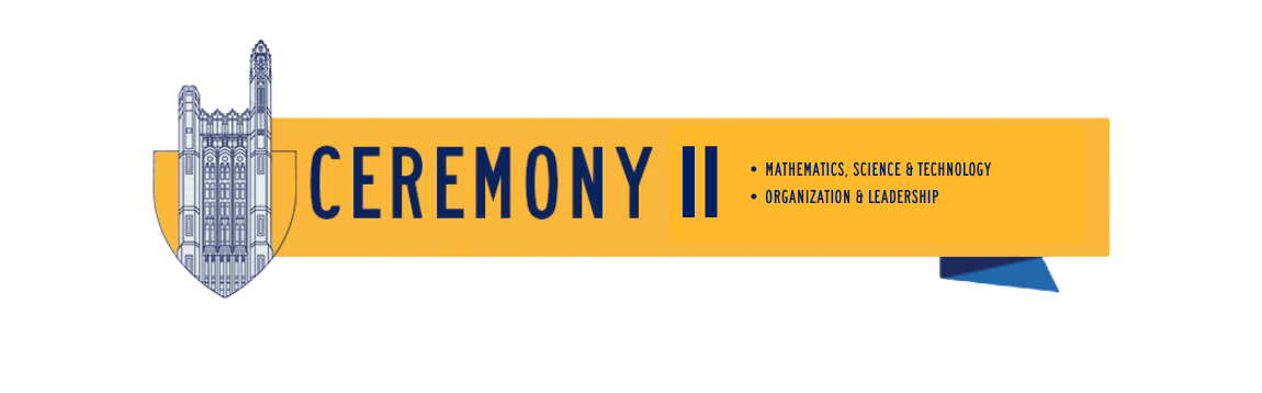 Ceremony 2 header with departments MST and ORL