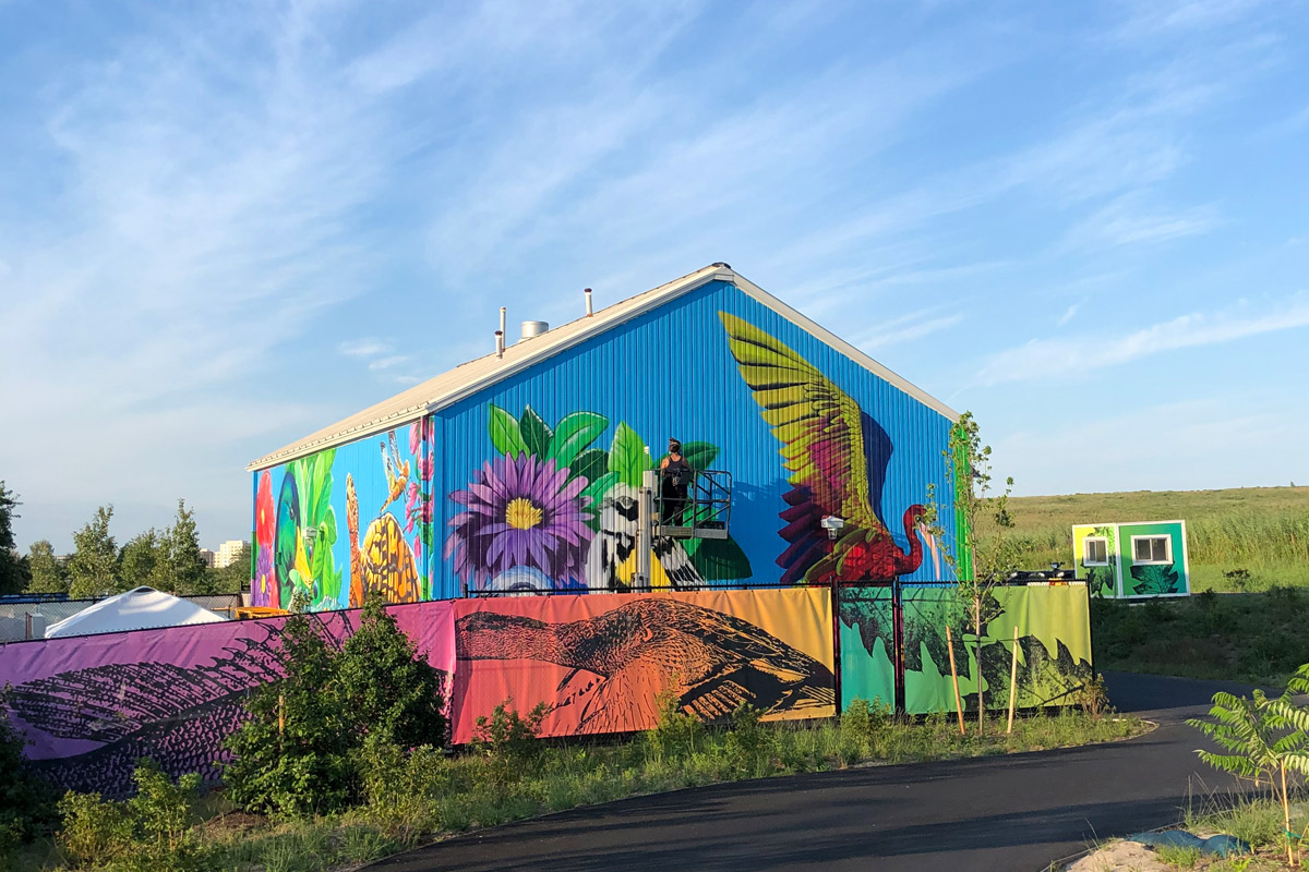 Mural at Shirley Chishom State Park