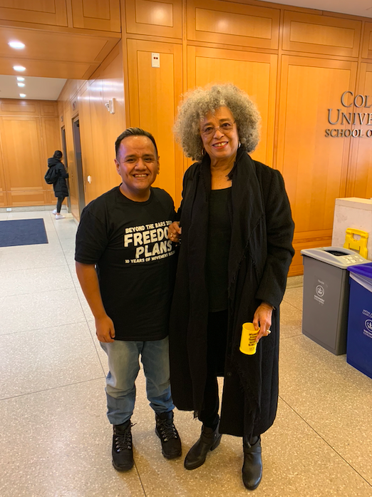 Armando Lizarraga and Angela Davis