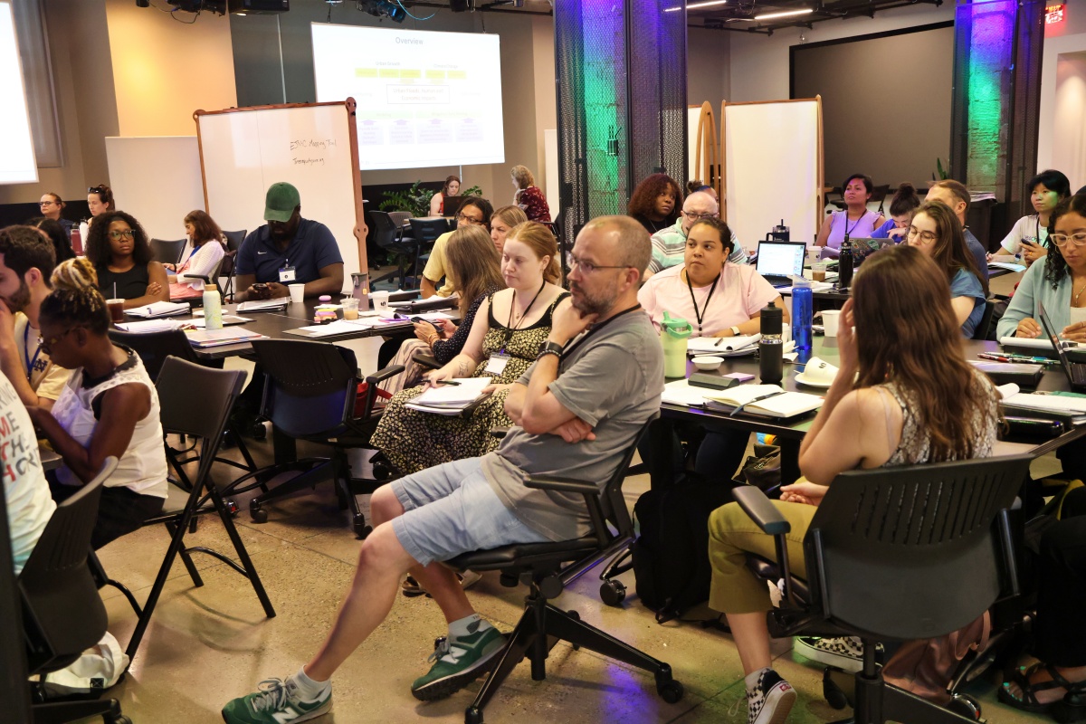 Participants in the Summer Climate Institute at the Smith Learning Center