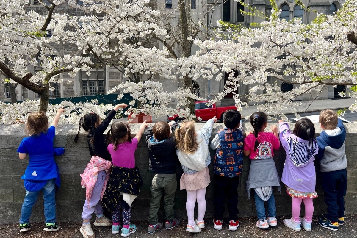 Students at the Hollingworth Preschool.