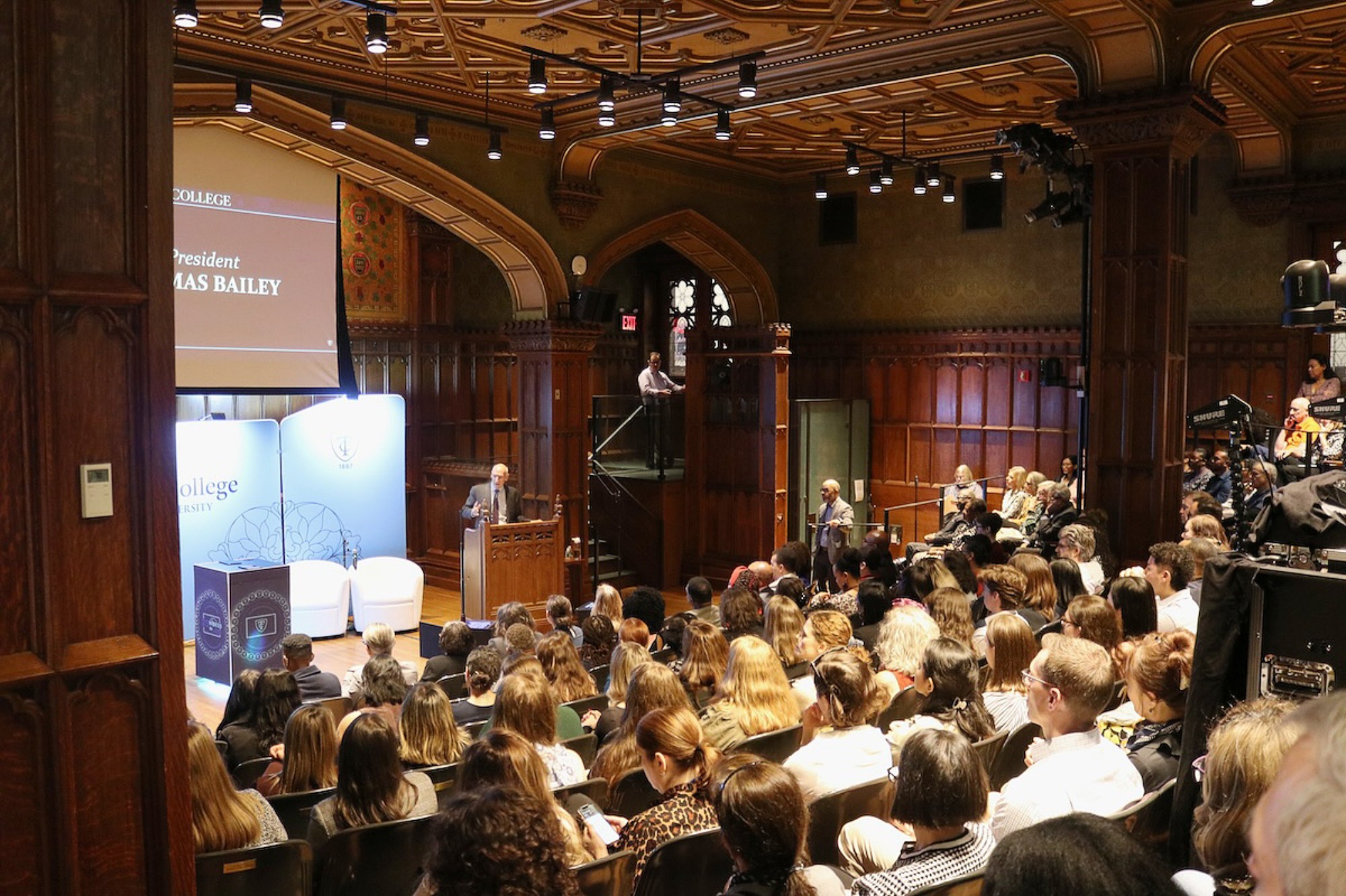 Milbank audience at State of the College