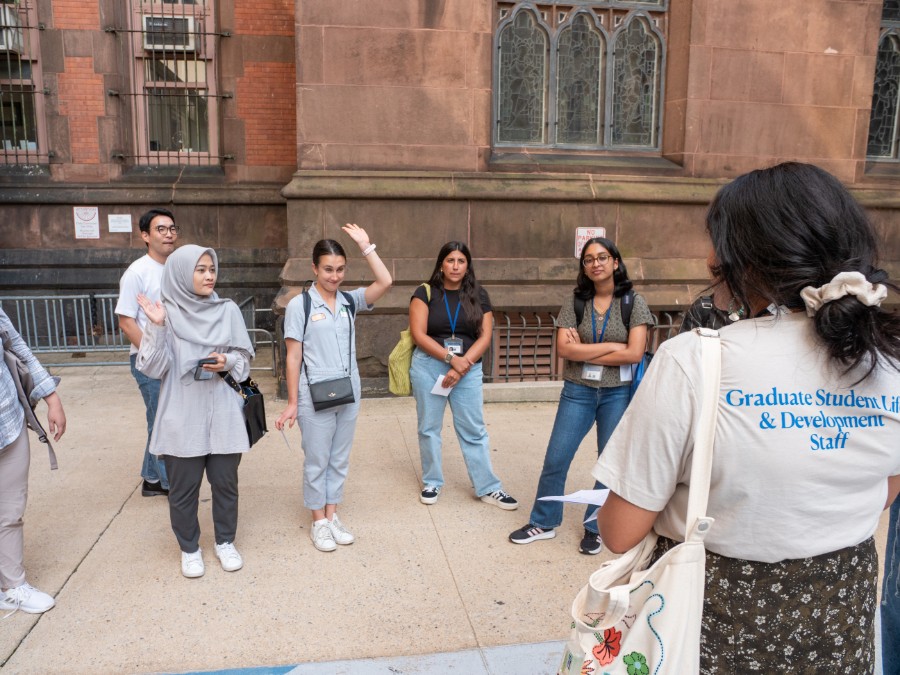 Students received a complimentary campus tour.