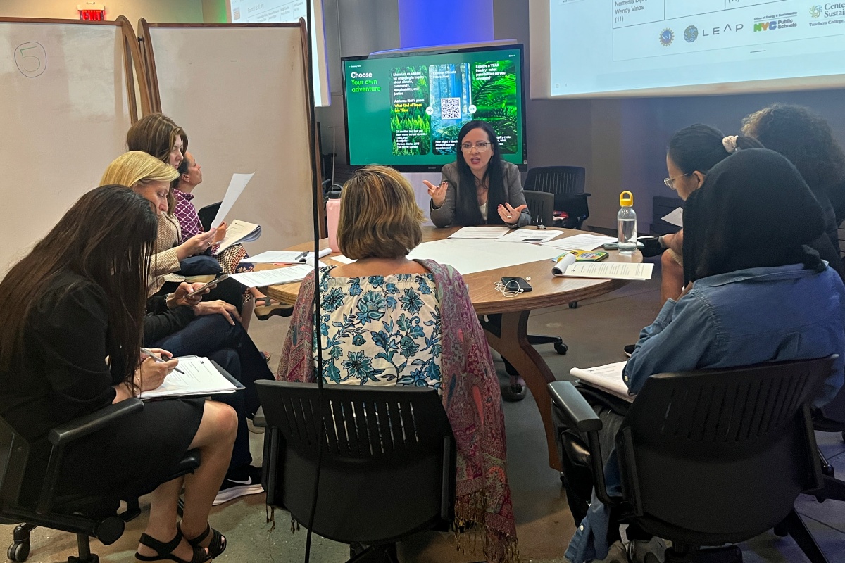 Limarys Caraballo discusses integrating sustainability education into English and language classes.