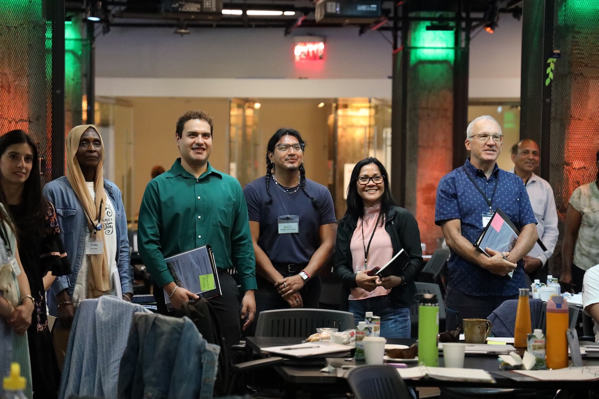 Participants at the summer climate institute
