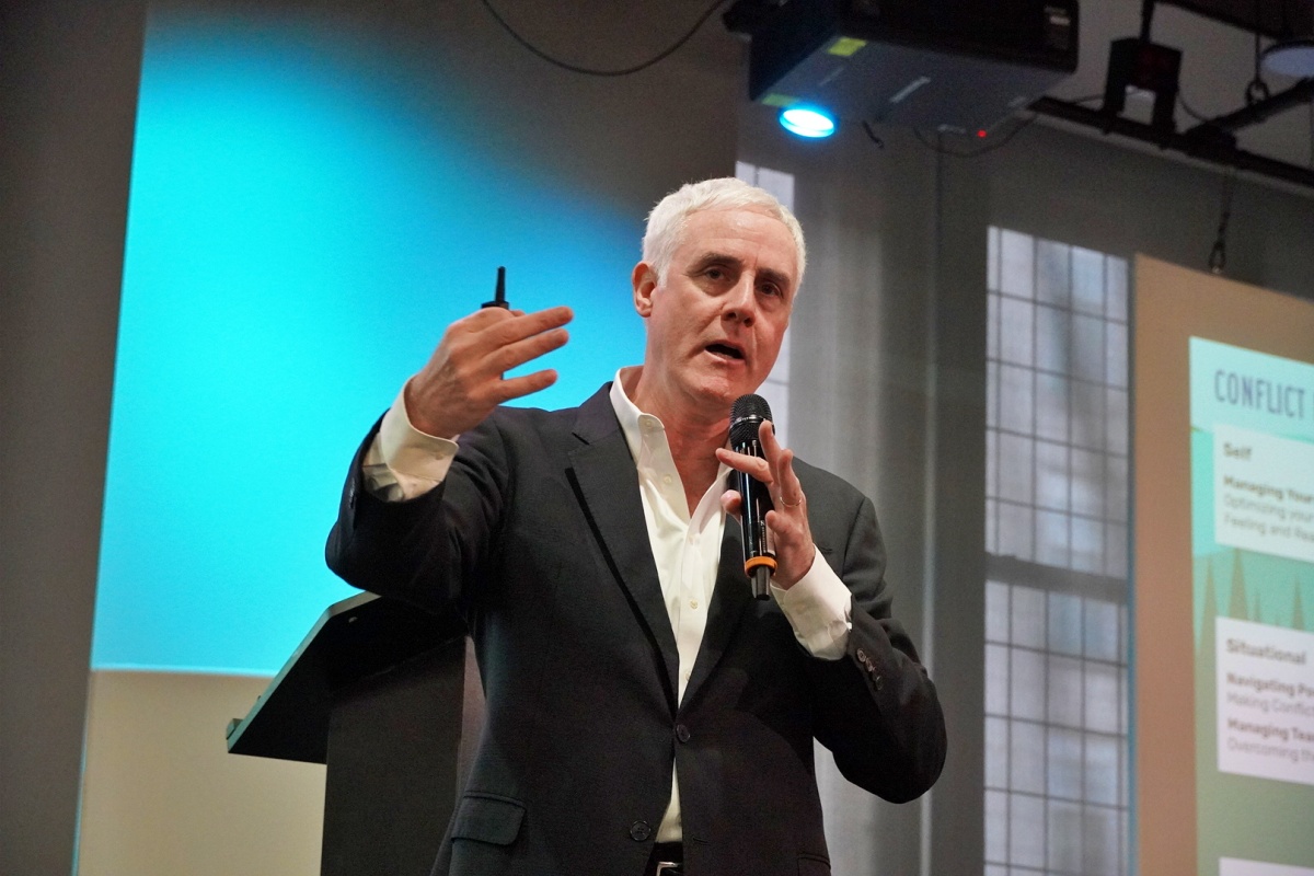Peter Coleman at the Conflict Intelligence launch