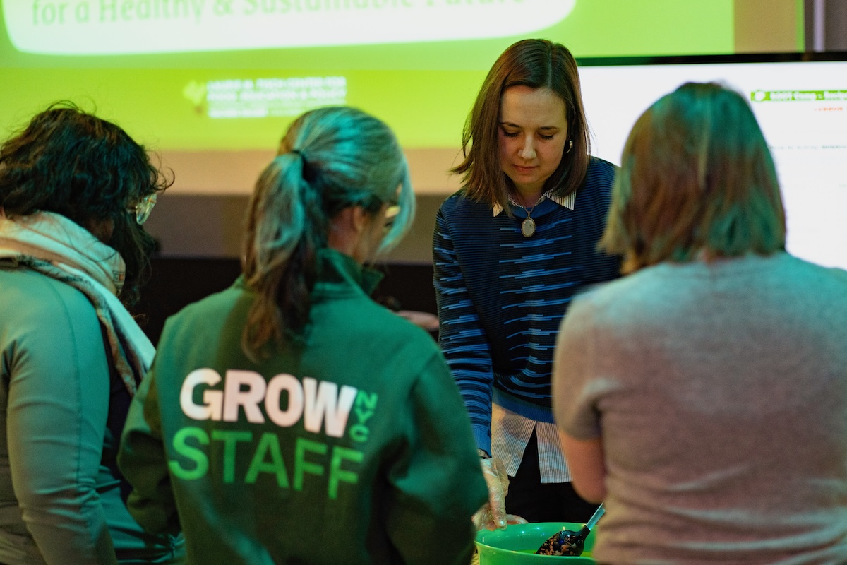 Salad making - Tisch Food Ed Conference 2025