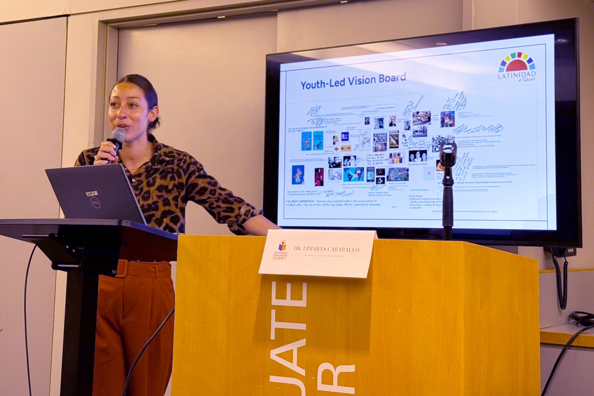 Doctoral candidate presents research at the Hispanic Education Summit