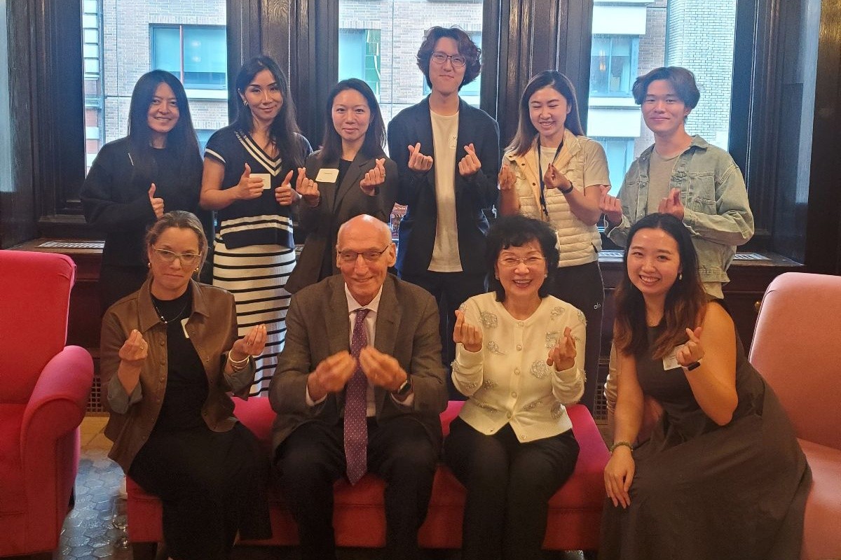 Pictured: Scholars and TC's Edith Shih.