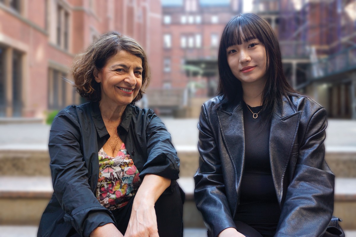 Pictured: Gita Steiner-Khamsi, the William Heard Kilpatrick Professor of Comparative Education, with student and Shih Scholar Tianyu Feng (M.A. ’26).