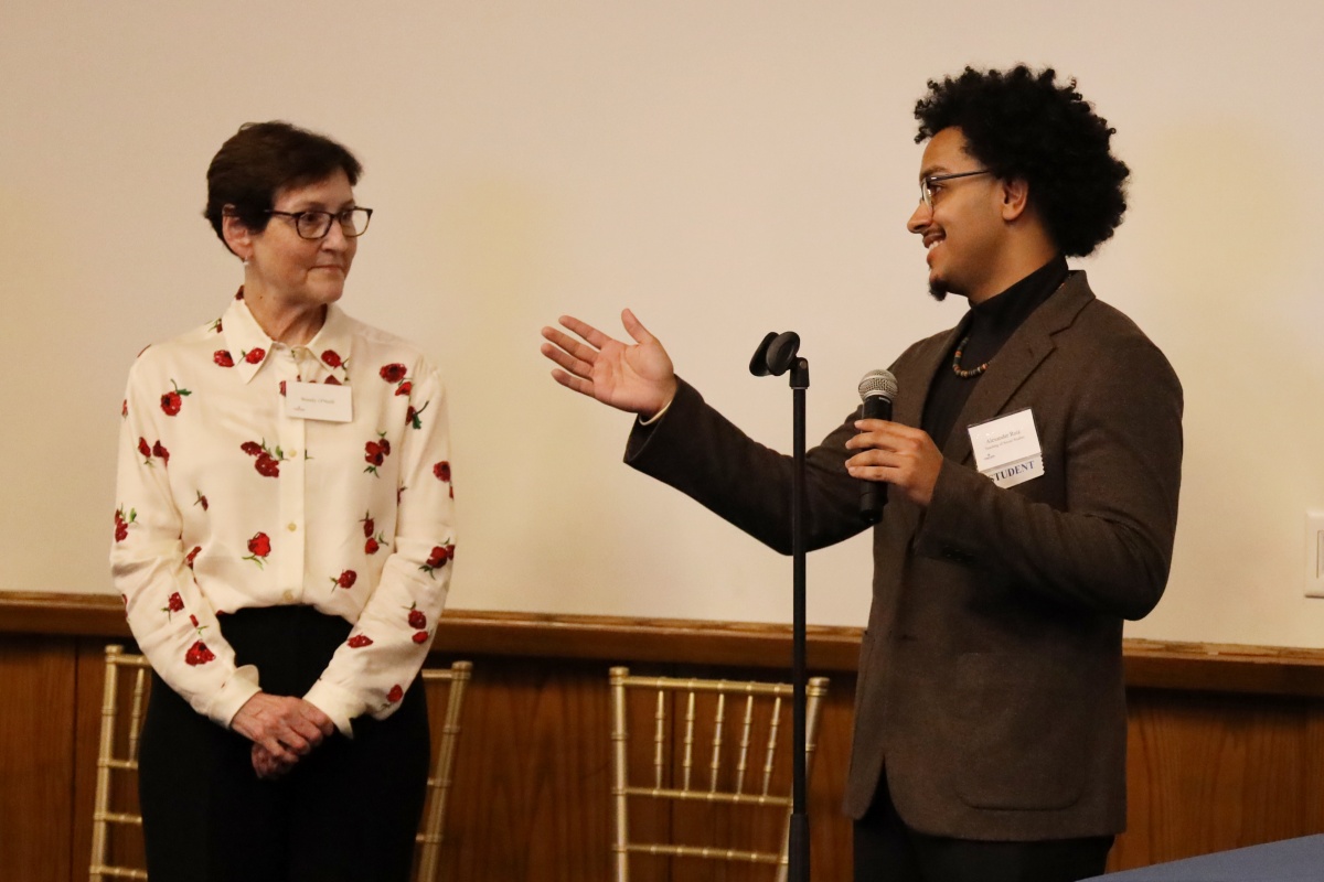 Wendy O'Neill hears from fellowship recipients.