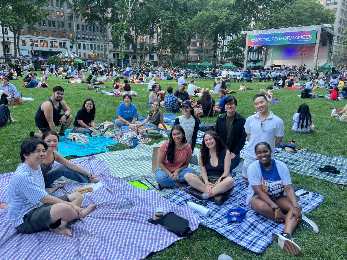 Pictured: TC's GSLD in Bryant Park.