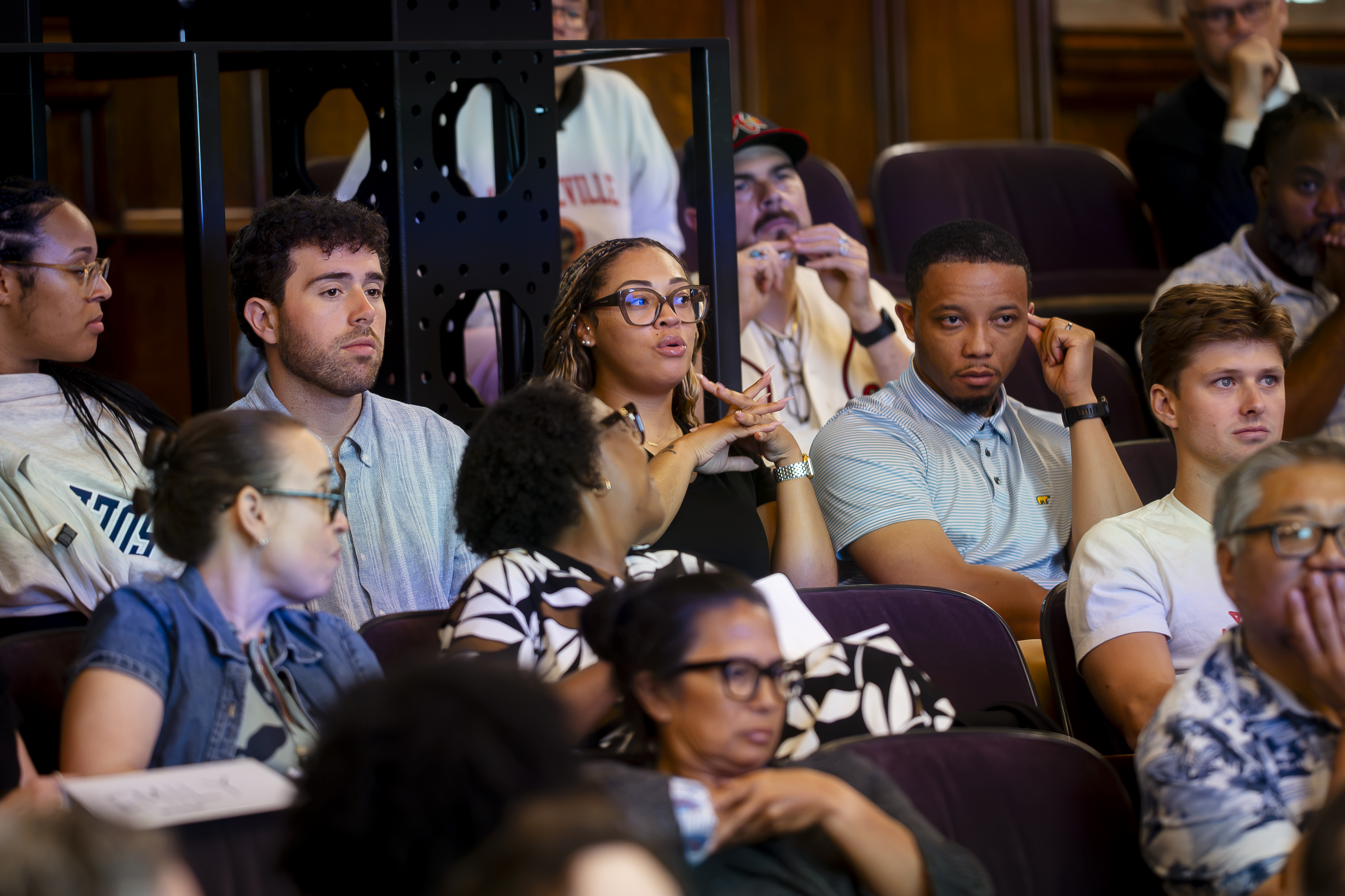 Pictured: Students enjoying jazz.