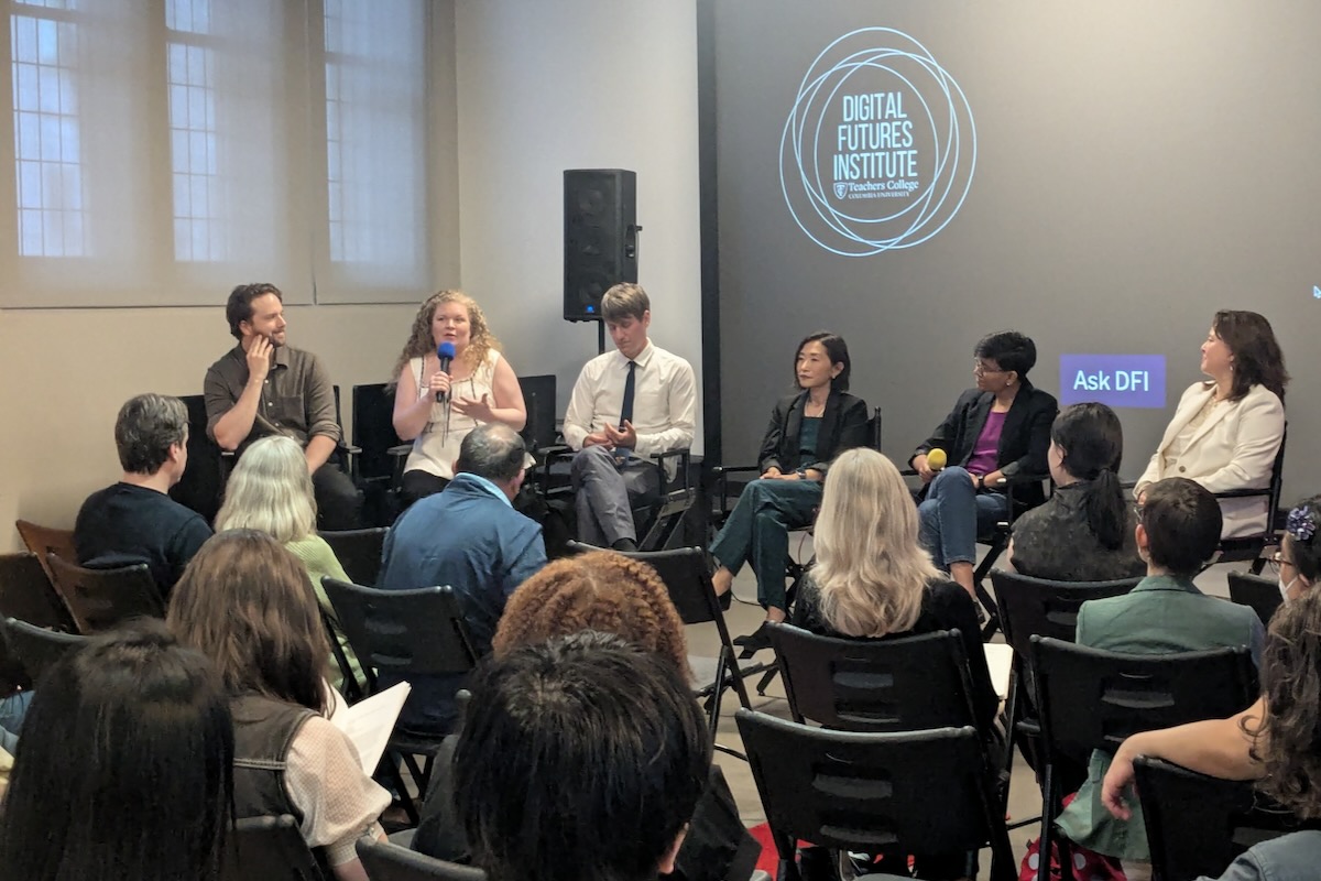 jen lee talks on panel