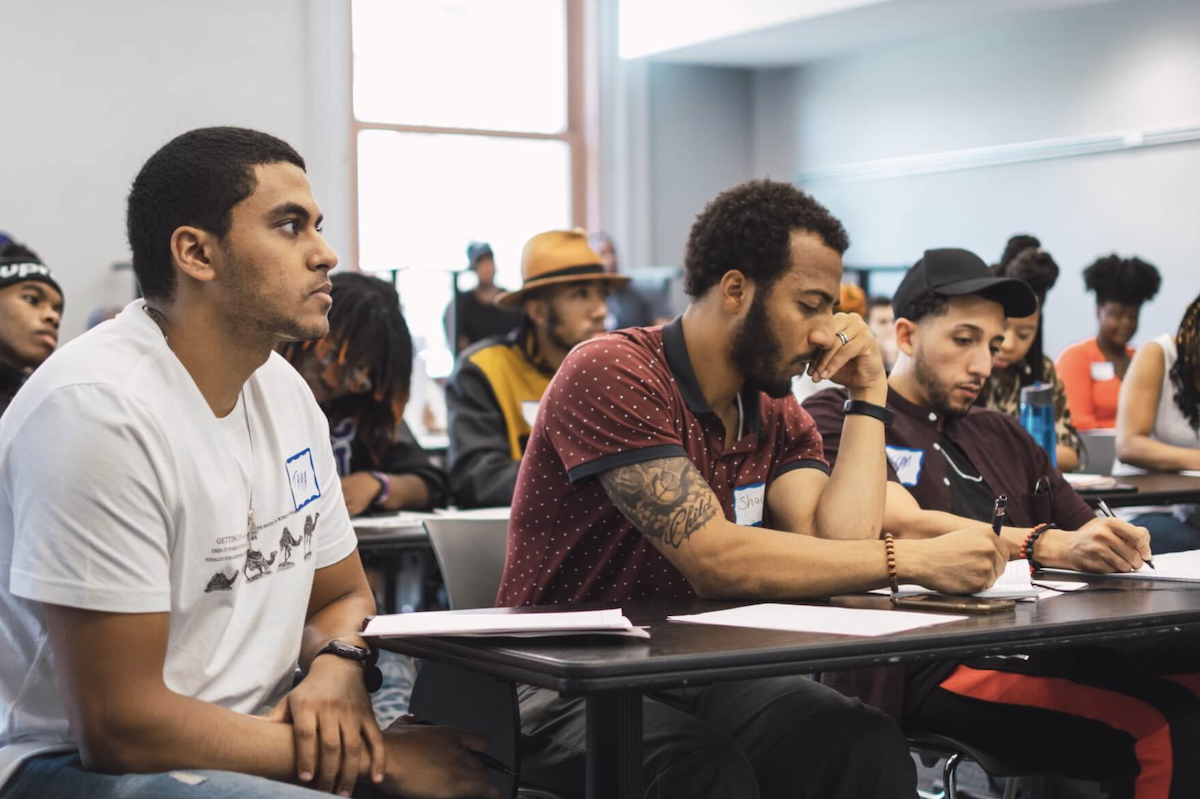 Audience during a session