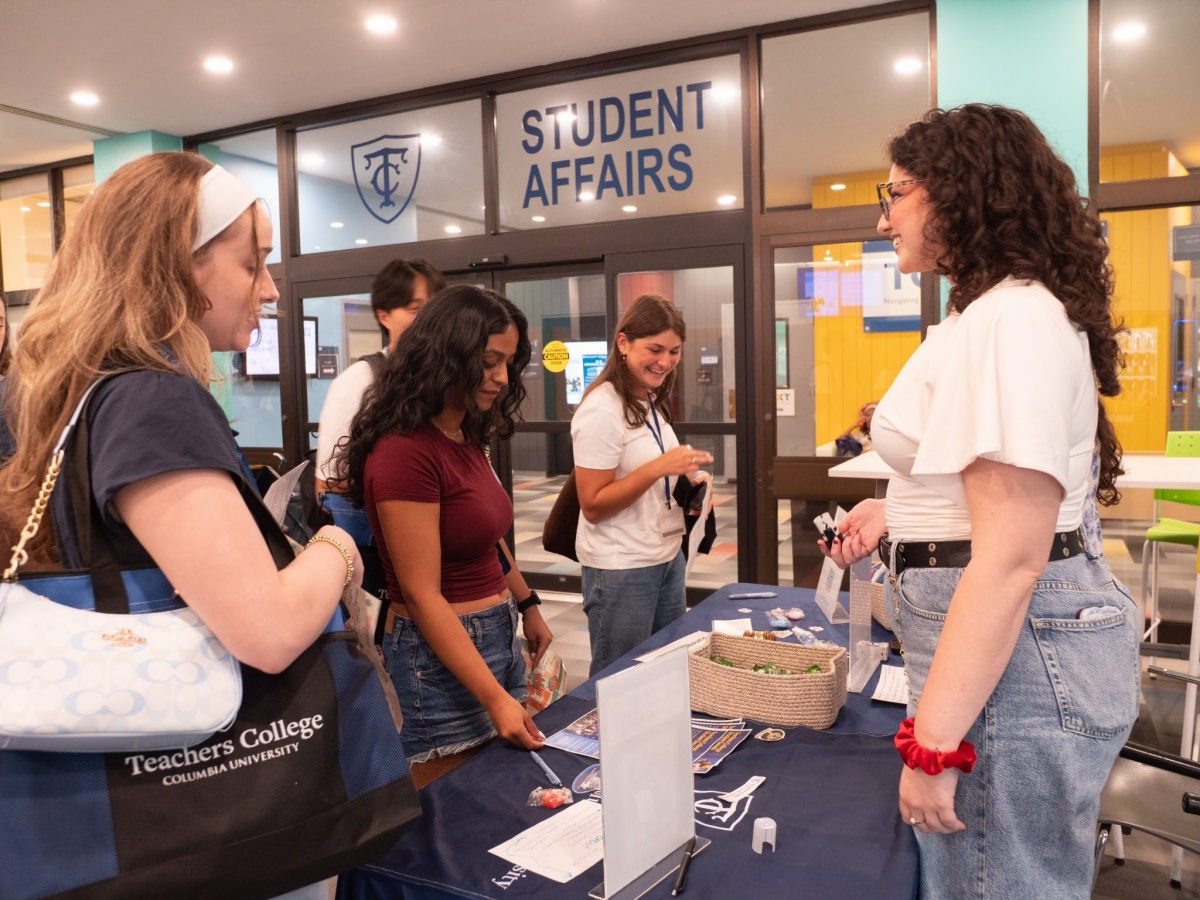 Students get to know the Division of Student Affairs during NSO.