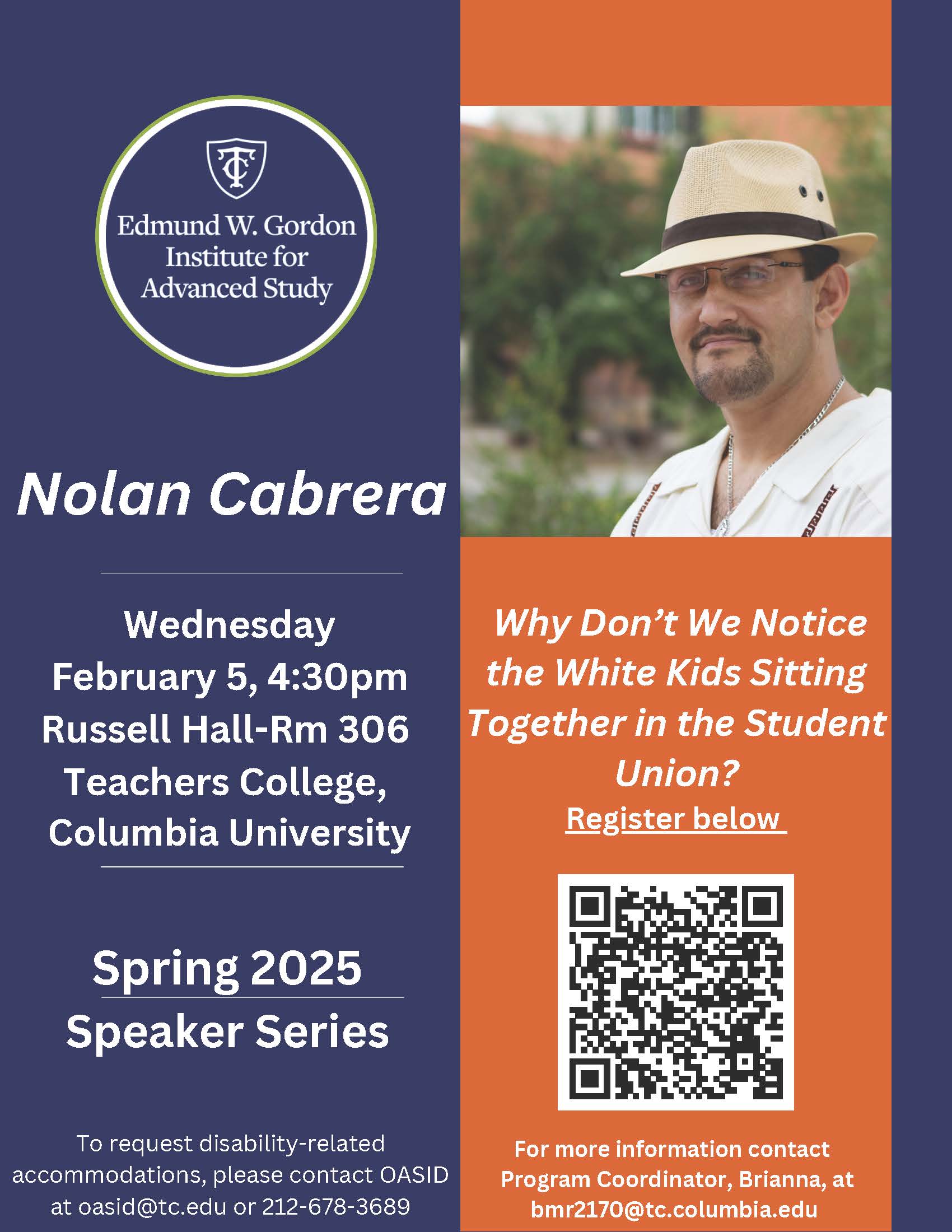 GIAS Spring 2025 Speaker Series - Nolan Cabrera